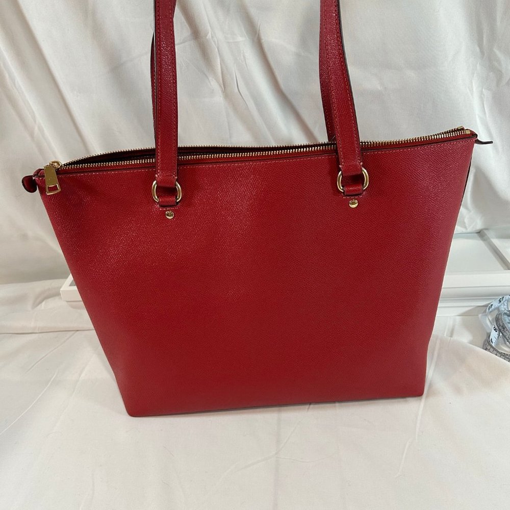 Coach Red Gallery Tote - Picture 3 of 7